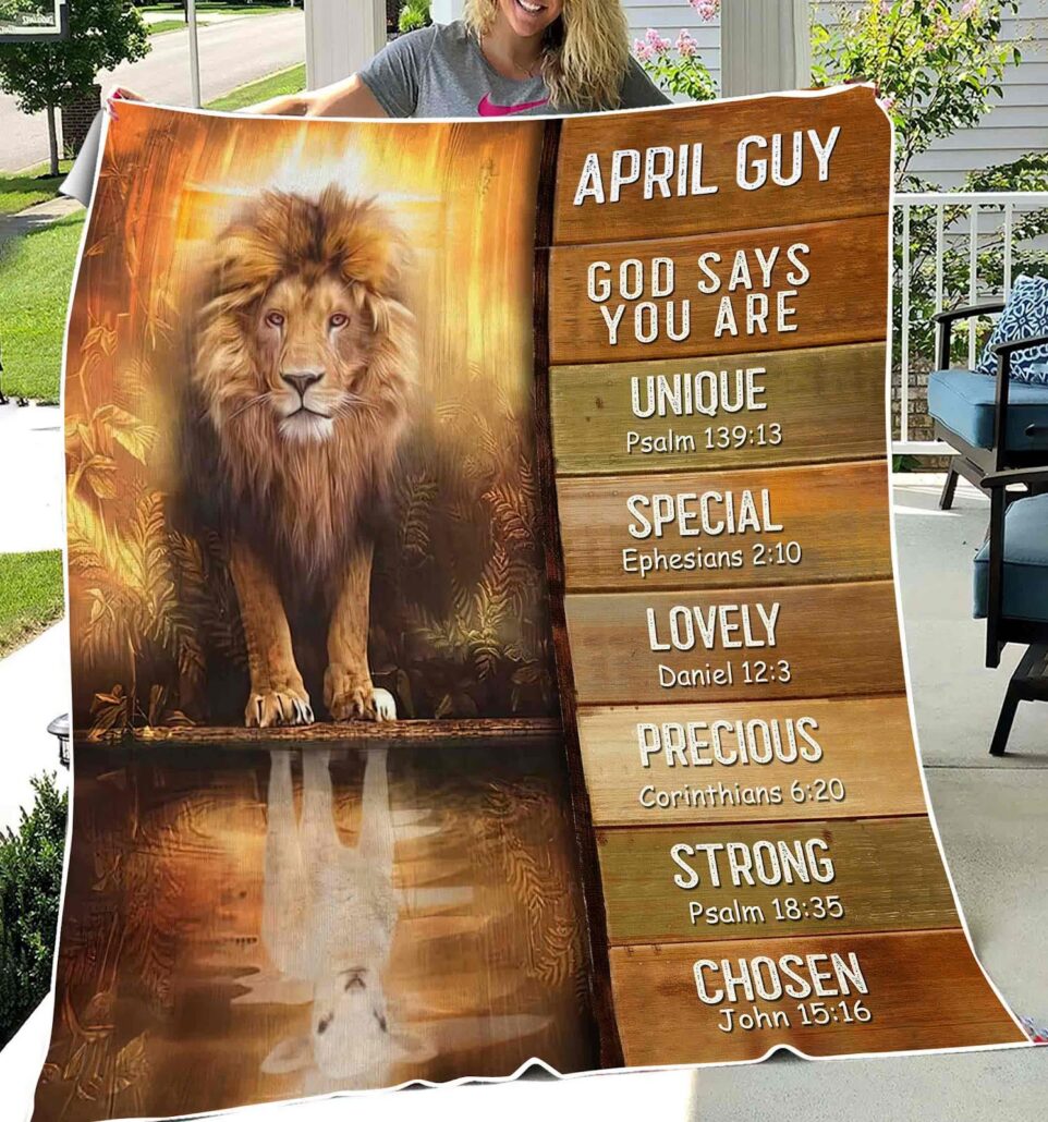 April Guy Fleece Blanket HXMM070304